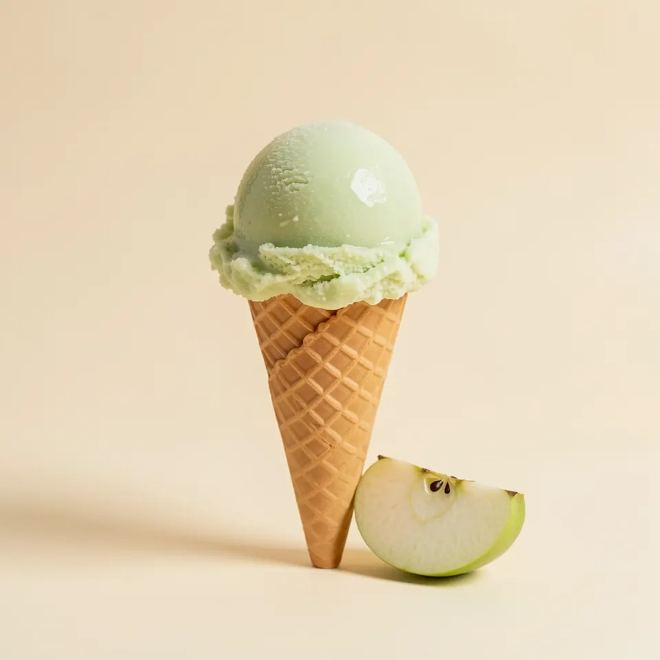 Apple Sorbet scoop